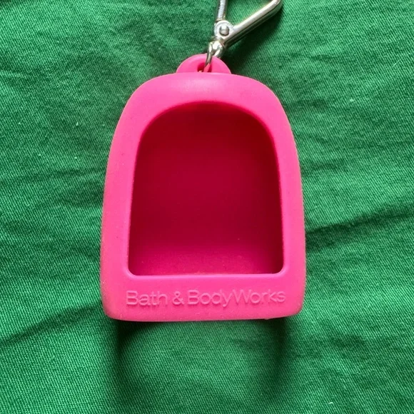 Pink Heart Keychain with Rhinestones - Picture 2 of 2